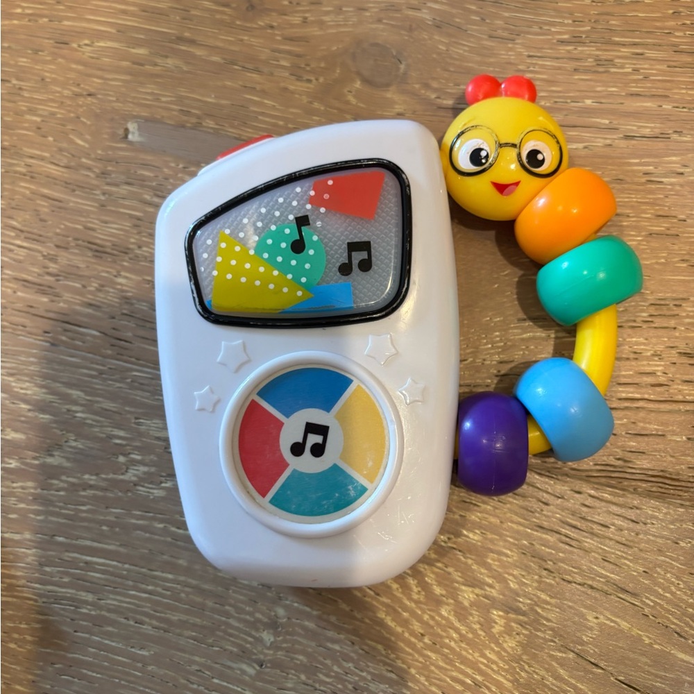 Baby Einstein Musical take along Toy with Colorful Beads - White